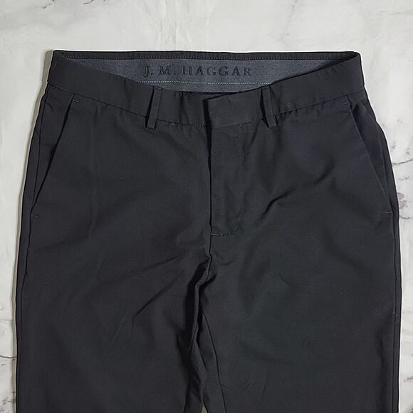 J. M. Haggar Slim Fit Black dress pants - Picture 3 of 5